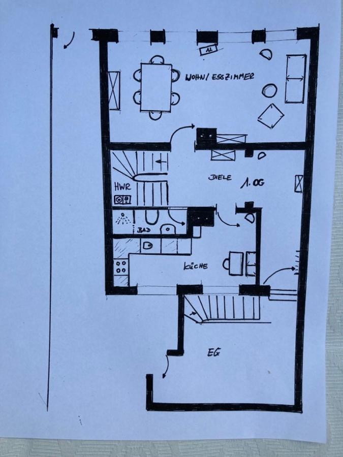Gaestewohnung Lipperland Lage  Екстер'єр фото